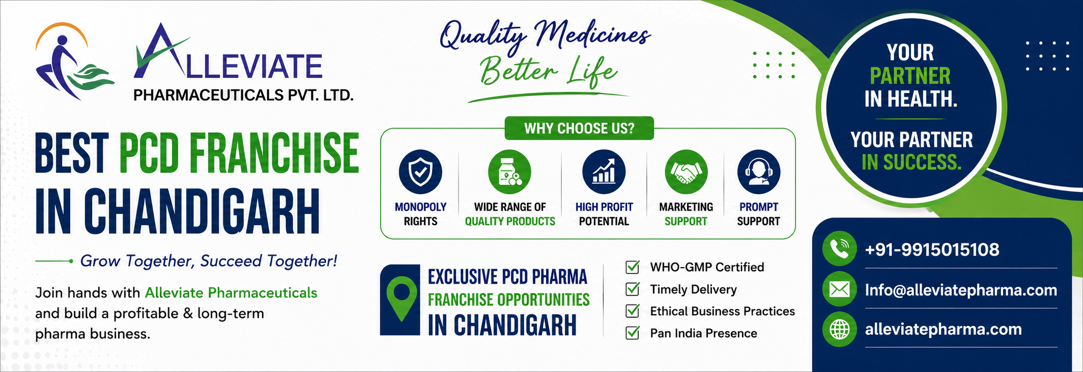 Best PCD Franchise in Chandigarh | Alleviate Pharmaceuticals