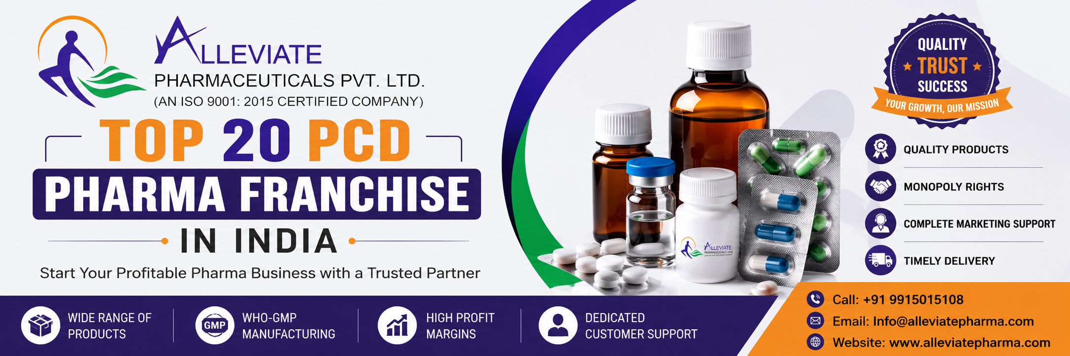 Top 20 PCD Pharma Franchise in India
