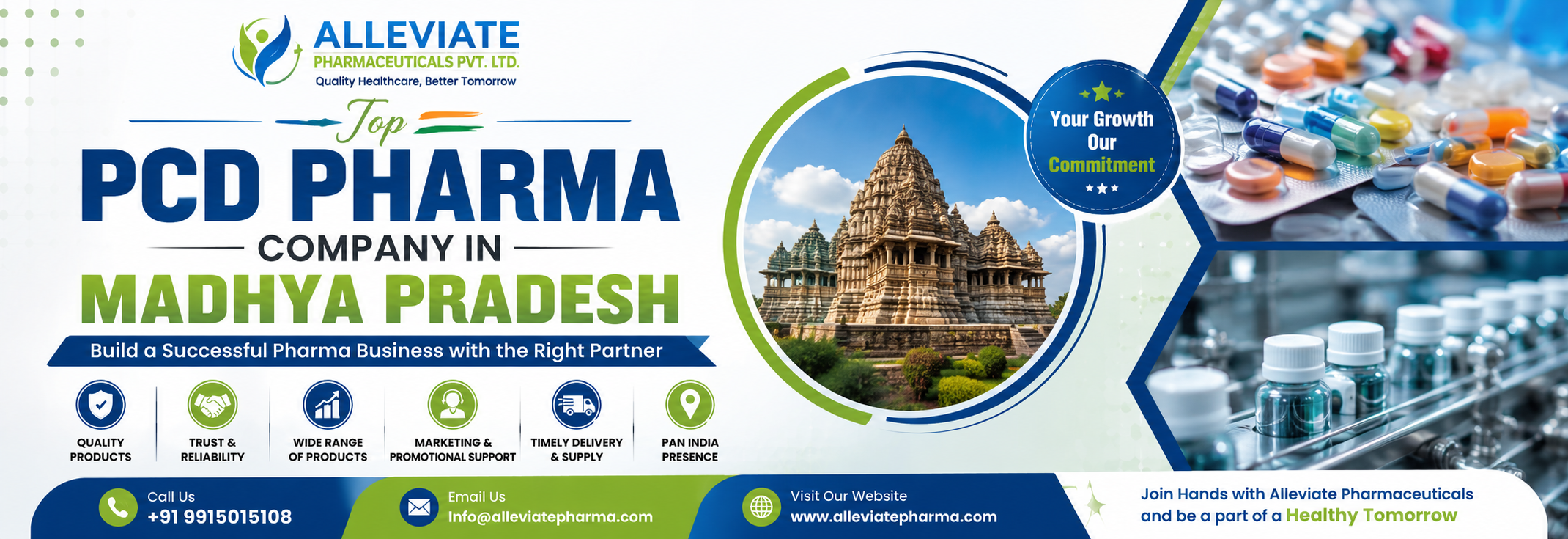 Top PCD Pharma Company in Madhya Pradesh | Alleviate Pharma